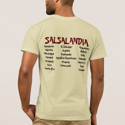 Salsalandia T-shirt (Achterkant)