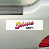 Salsera-100 Bumpersticker (Op auto)