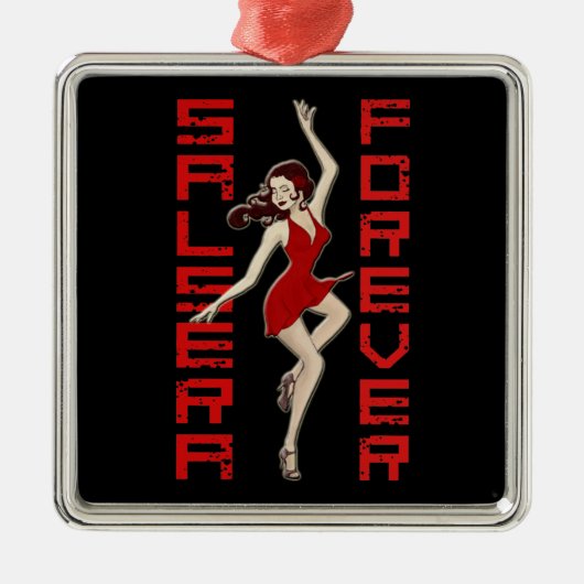 SALSERA FOREVER METALEN ORNAMENT (Voorkant)