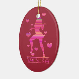 SALSERA - HOT DANCING GIRL KERAMISCH ORNAMENT