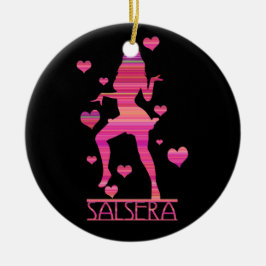 SALSERA-HOT DANCING GIRL KERAMISCH ORNAMENT