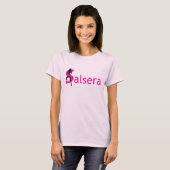 SALSERA T-Shirt met dansend meisje - Salsa party (Voorkant volledig)
