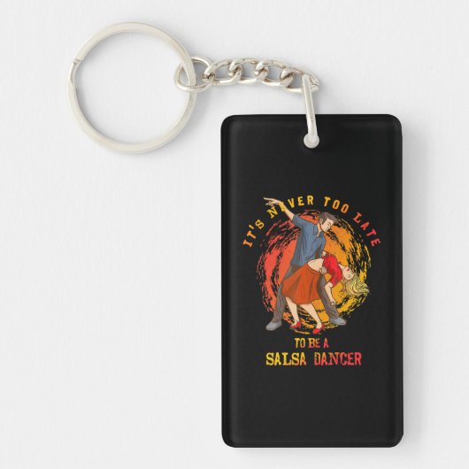 Salsero Salsa Dancer Salsa Dance Sleutelhanger (Voorkant)
