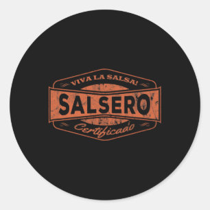 Salsero - Salsa Dancing I Salsa Danskleding Ronde Sticker