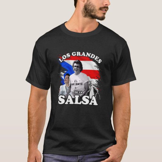 Salseros Puerto Rico Los Grandes de la Salsa T-shirt (Voorkant)