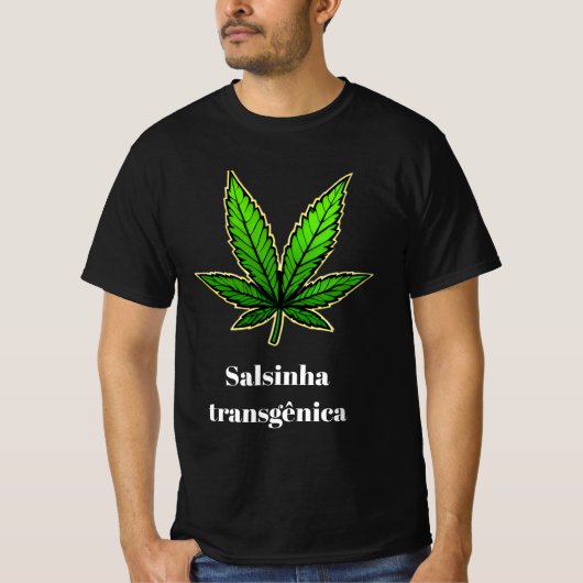 Salsinha transgênica t-shirt (Voorkant)