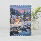 salt air winter kaart (Staand voorkant)