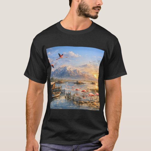 salt and current flamingo t-shirt (Voorkant)