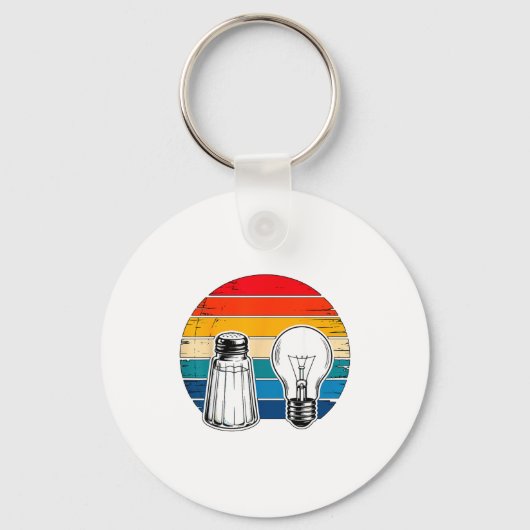 Salt And Light Retro Christian Sleutelhanger (Voorkant)