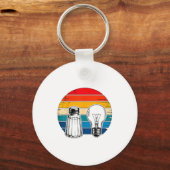 Salt And Light Retro Christian Sleutelhanger (Voorkant)