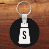 Salt and Pepper Shakers Funny Couple Matching Hall Sleutelhanger (Voorkant)
