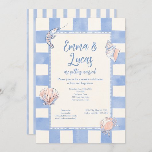 salt and sea kaart (Voorkant / Achterkant)