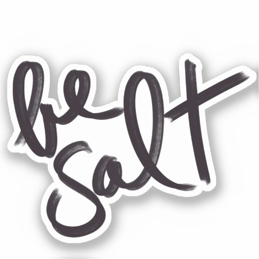 Salt+Clay Be Salt Mini Sticker (Voorkant)
