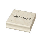 Salt+Clay Circle Logo stempel (Stempel)