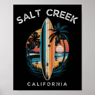 Salt Creek Beach Californië Mannen Vrouwen Surfen  Poster