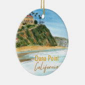 Salt Creek Beach, Dana Point, California Keramisch Ornament (Rechts)