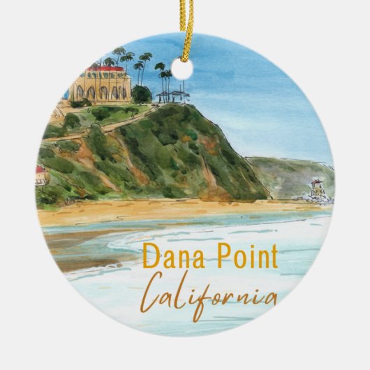 Salt Creek Beach, Dana Point, California Keramisch Ornament (Voorkant)
