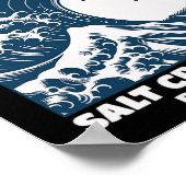 Salt Creek Beach Surf Spot Dana Point Surfen Grea Poster (Hoek)