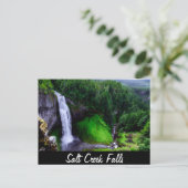 Salt Creek Falls, Oregon Briefkaart (Staand voorkant)