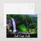 Salt Creek Falls, Oregon Briefkaart (Voorkant / Achterkant)