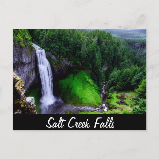 Salt Creek Falls, Oregon Briefkaart (Voorkant)