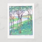 Salt Creek op Cape Cod Print Briefkaart (Voorkant)