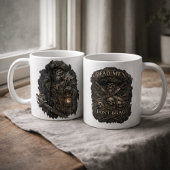 Salt-Cursed Captain Mug – Dead Men Don’t Brag Koffiemok