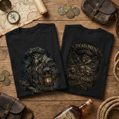 Salt-Cursed Captain T-Shirt – Dead Men Don’t Brag