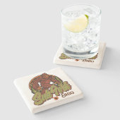 Salt Fork Bigfoot-Onderzetter Stenen Onderzetter (Zijkant)