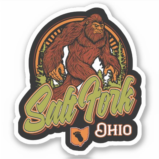 Salt Fork Bigfoot sticker (Voorkant)