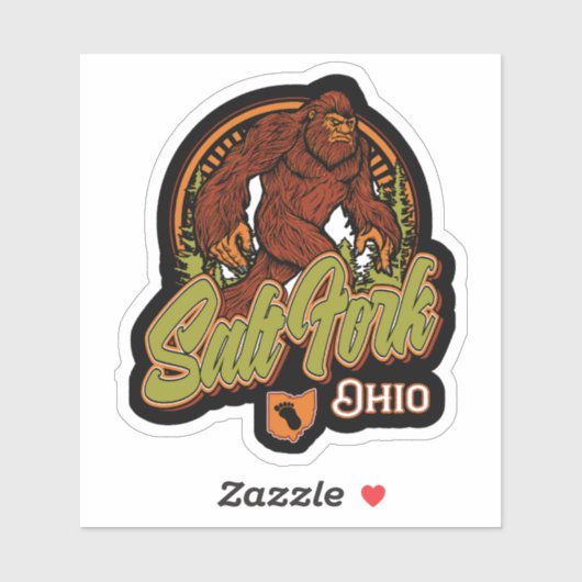 Salt Fork Bigfoot sticker (Vel)