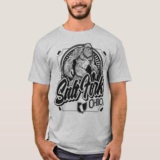 Salt Fork Bigfoot - zwarte print T-shirt