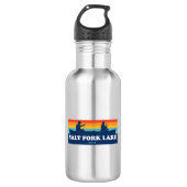 Salt Fork Lake Ohio Canoe Waterfles (Voorkant)