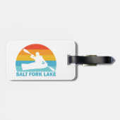 Salt Fork Lake Ohio Kajak Bagagelabel (Achterkant horizontaal)