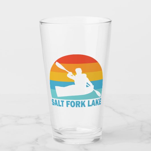 Salt Fork Lake Ohio Kajak Glas (Voorkant)