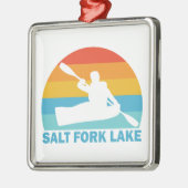 Salt Fork Lake Ohio Kajak Metalen Ornament (Links)