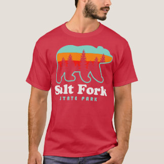 Salt Fork State Park Ohio Beer Retro Sunset T-shirt