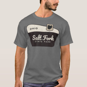 Salt Fork State Park Ohio Welkomstbord T-shirt