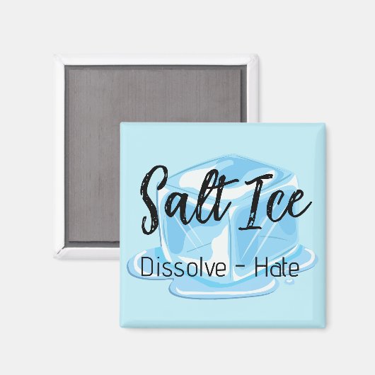 Salt Ice Magnet (Voorkant / Achterkant)
