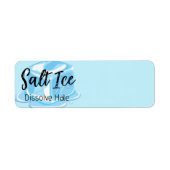 Salt Ice Return Address Label (Voorkant)