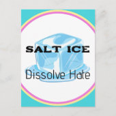 Salt Ice Sticker Briefkaart (Voorkant)