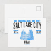 Salt Lake City Briefkaart (Voorkant / Achterkant)