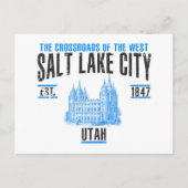 Salt Lake City Briefkaart (Voorkant)