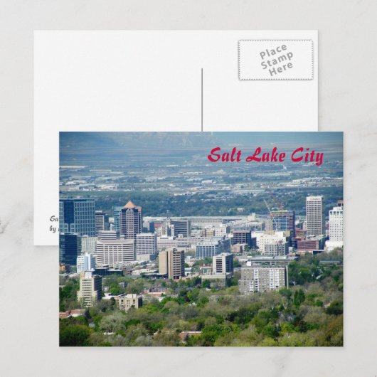 Salt Lake City Briefkaart (Voorkant / Achterkant)