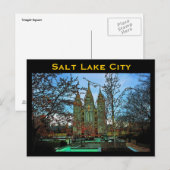 Salt Lake City Briefkaart (Voorkant / Achterkant)