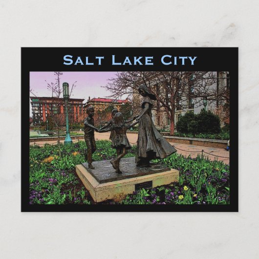 Salt Lake City Briefkaart (Voorkant)