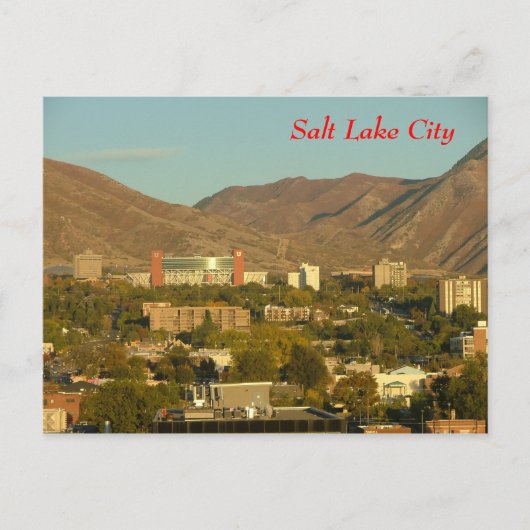Salt Lake City Briefkaart (Voorkant)