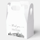 Salt Lake City bruiloft gepersonaliseerde gunst bo Bedankdoosjes (Geopend)