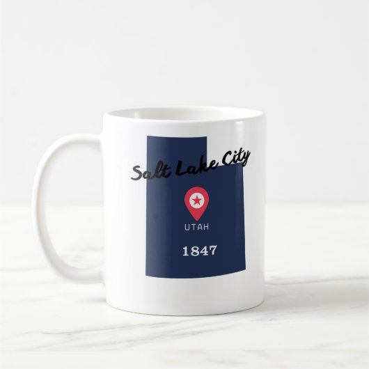 Salt Lake City coffee mug  Koffiemok (Links)