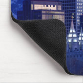 Salt Lake City Downtown Winter Skyline Muismat (Hoek)